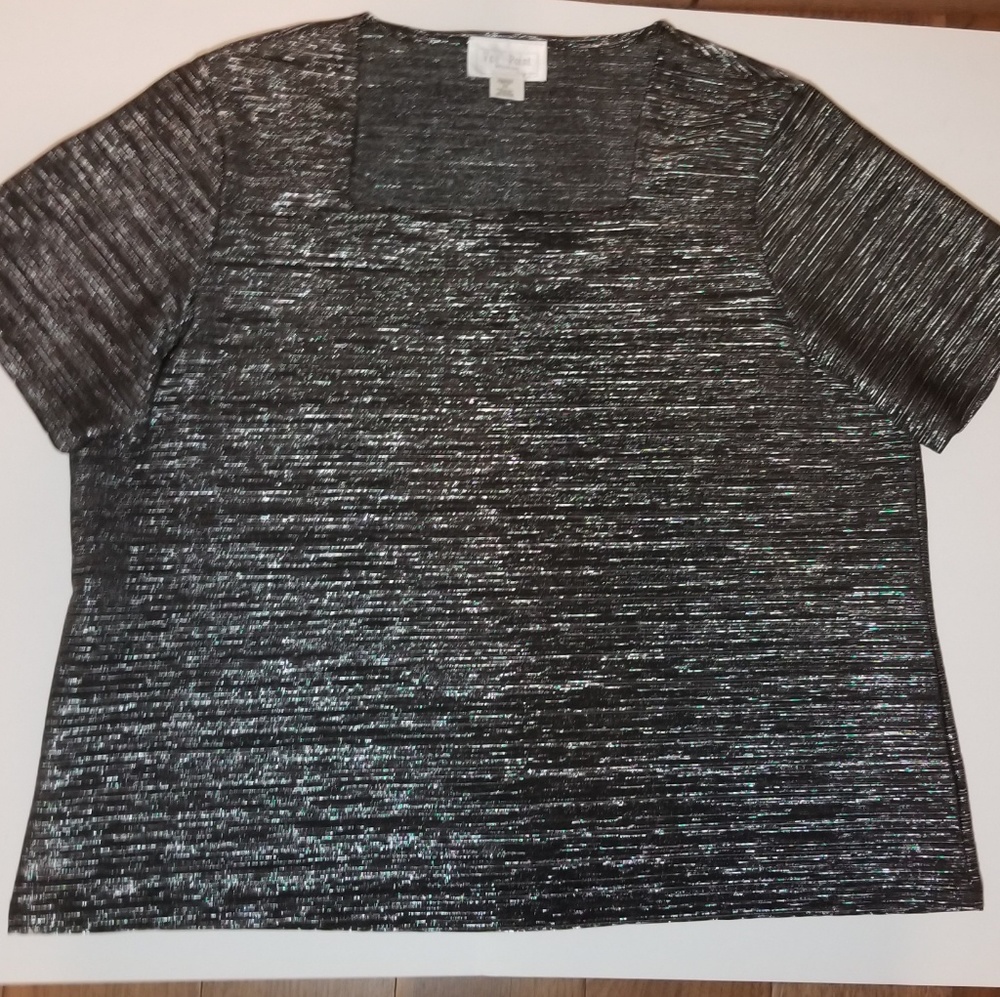 Vue Point By Jordan Dressy Square Top Size 2X